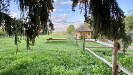 Außenanlage des Landresorts Gut Leben im Barnimer Land