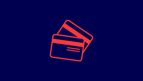 Illustration von zwei Kreditkarten