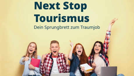 Werbeplakat Plattform Next Stop Tourismus