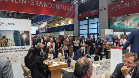 Messestand Hauptstadtregion auf der Expo Real in München