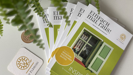 Foto von dem neuen Fläming-Reiseplaner