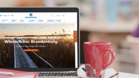 Blick in den Websitebaukasten Brandenburg