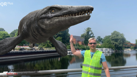 Augmented Reality in Brandenburg an der Havel erweckt Dinos zum Leben