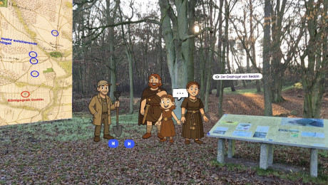 AR macht Geschichte sichtbar am Königsgrab von Seddin