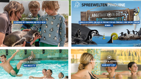 Screenshot der Webseite Spreeweltenbad