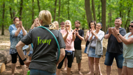 Teamevent im Barfusspark, Fläming