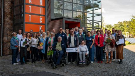 Gruppenfoto Teilnehmende Netzwerktreffen barrierefrei Lausitzer Seenland
