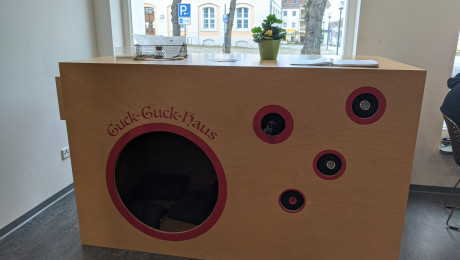 Spielhaus für Kinder in der Touristinformation Lychen