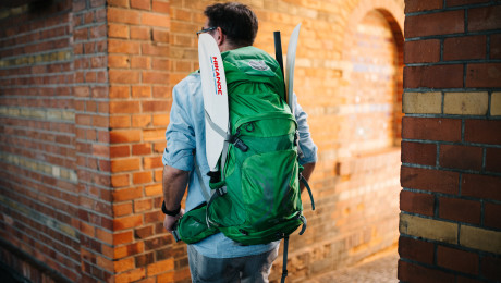 Foto von Packraft Hikanoe im Rucksack