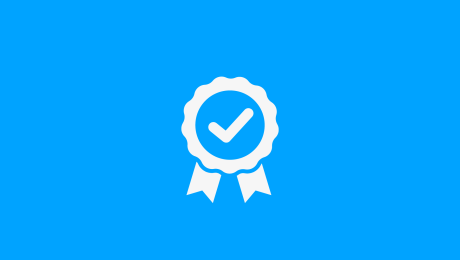 Symbol für Zertifizierung